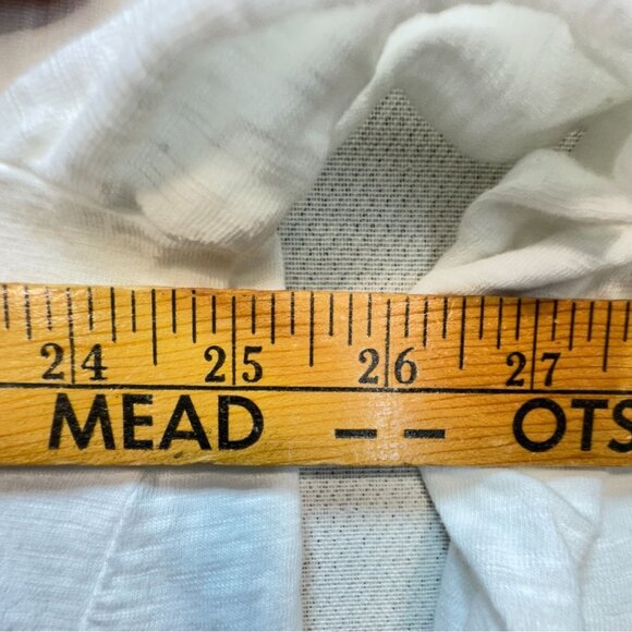 Chicos Ultimate Tee Blouse Top Womens XXL White Floral Embroidered Summer Casual - Picture 8 of 11